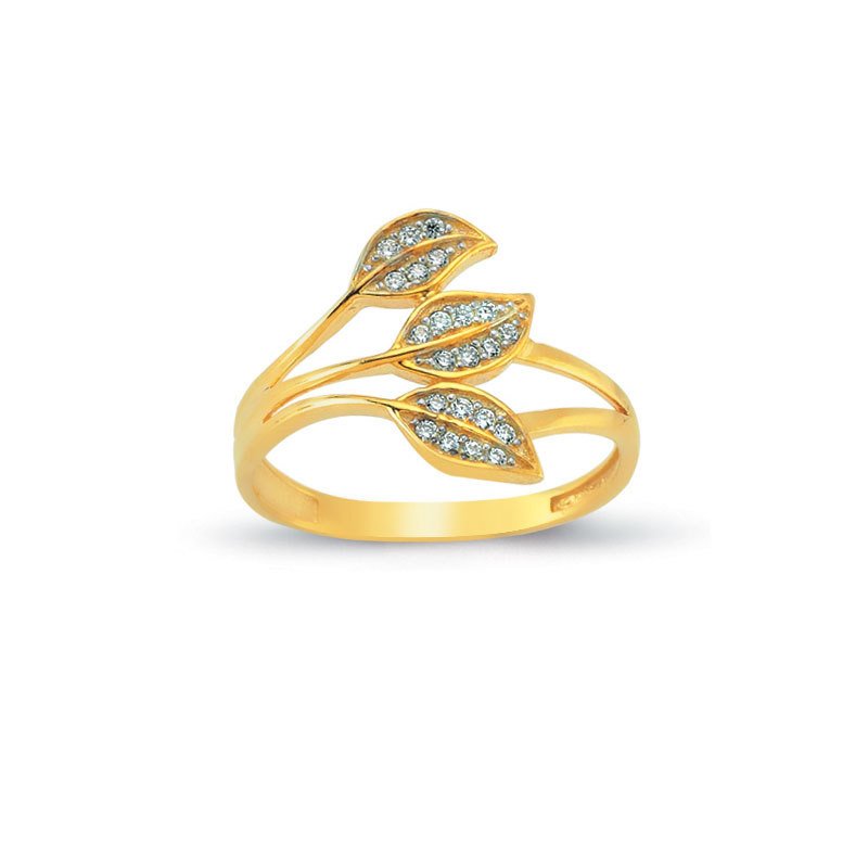 Beelo Gold 14K Altın Tasarım Yüzük BGAZ407