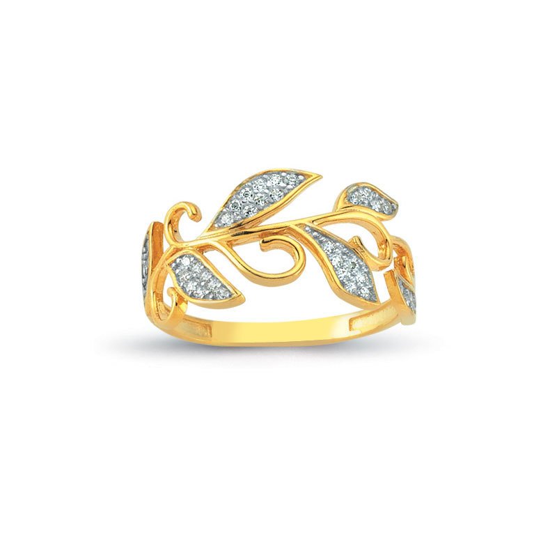 Beelo Gold 14K Altın Tasarım Yüzük BGAZ409