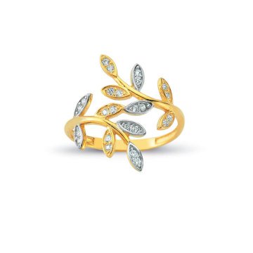 Beelo Gold 14K Altın Tasarım Yüzük BGAZ410