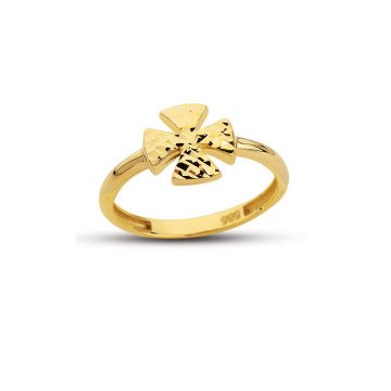 Beelo Gold 14K Altın Tasarım Yüzük BGAZ419