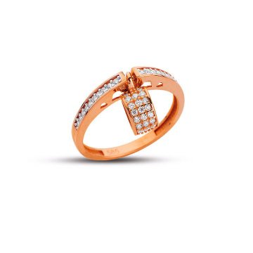 Beelo Gold 14K Altın Tasarım Yüzük BGAZ423