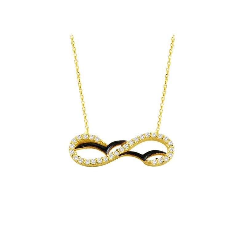 Beelo Gold 14K Altın Sonsuzluk Martı Kolye