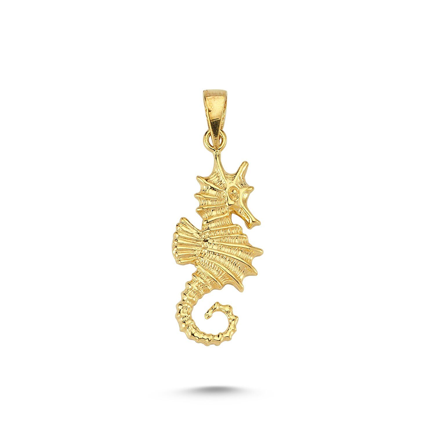 Beelo Gold 14K Altın Denizatı Özel Tasarım Kolye Ucu