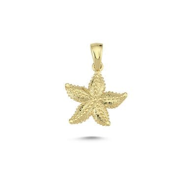 Beelo Gold 14K Altın Deniz Yıldızı Kolye Ucu