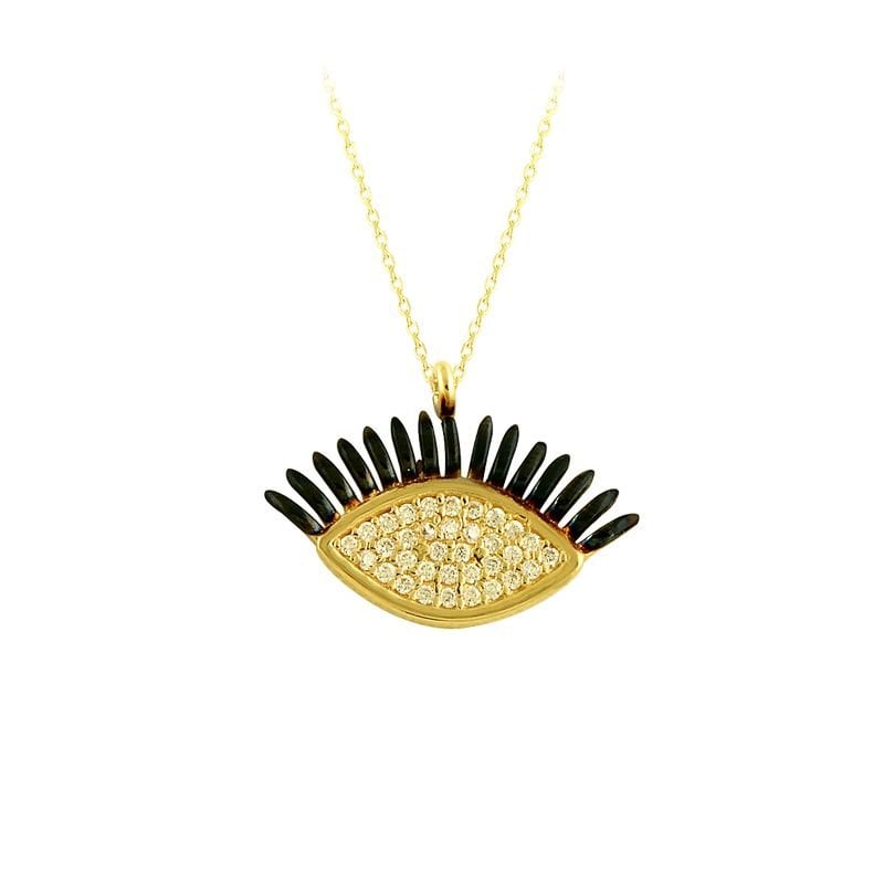 Beelo Gold 14K Altın Nazar Göz Kolye