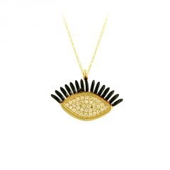 Beelo Gold 14K Altın Nazar Göz Kolye