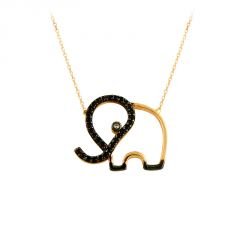 Beelo Gold 14K Altın Fil Kolye