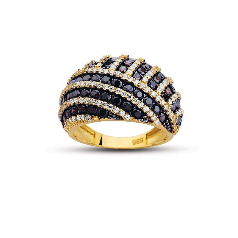 Beelo Gold 14K Altın Tasarım Yüzük BGAZ466