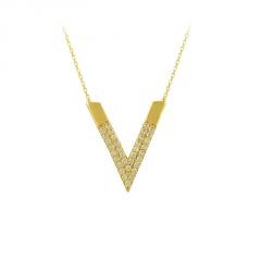 Beelo Gold 14K Altın Tasarım Kolye
