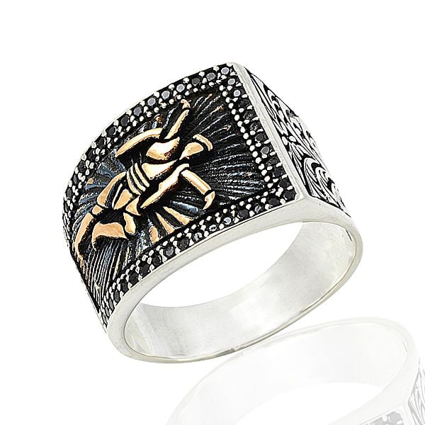Beelo Silver 925K Gümüş Efe  Erkek Yüzük   BGEY275
