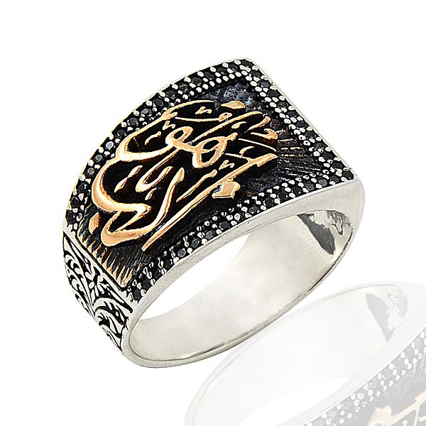 Beelo Silver 925K Gümüş Osmanlı  Erkek Yüzük   BGEY276