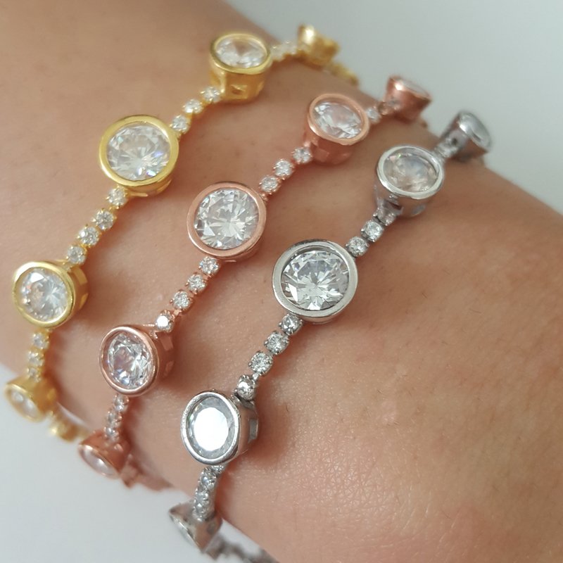 Beelo Silver 925K Gümüş Tasarım Bileklik