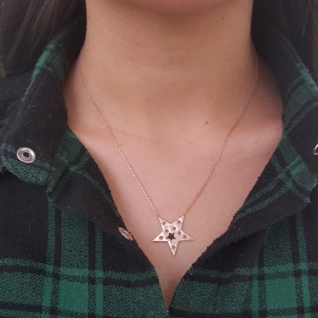 Beelo Silver 925K Gümüş Yıldız  Kolye