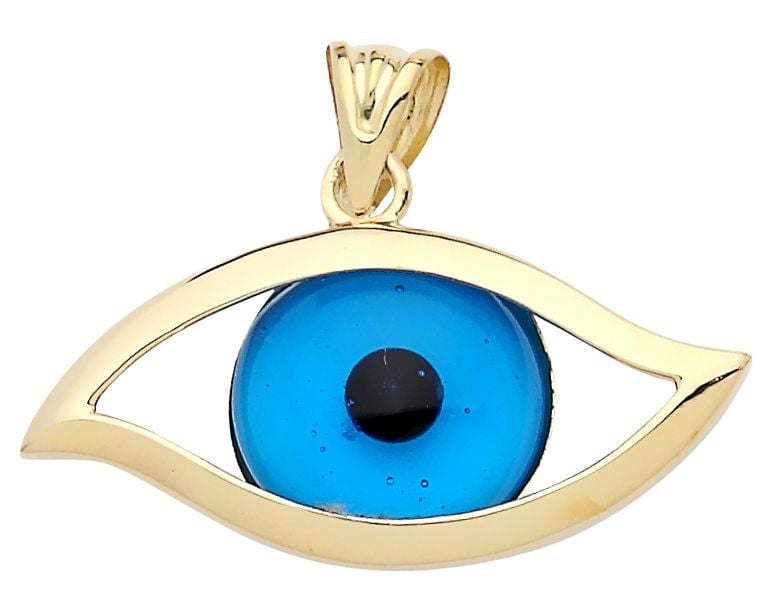 Beelo Gold 14K Altın Nazar Göz Kolye Ucu