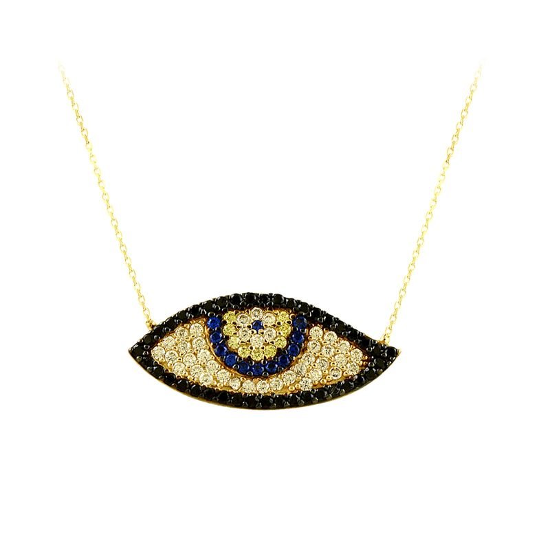 Beelo Gold 14K Altın Nazar Göz Kolye