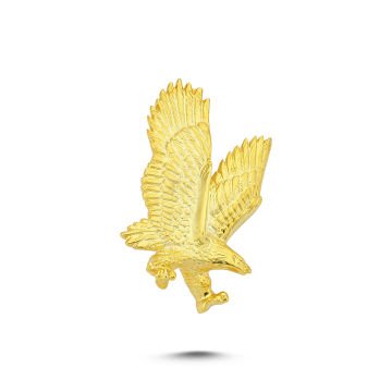 Beelo Gold 14K Altın Uçan Kartal Kolye Ucu