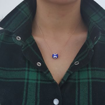 Beelo Silver 925K Gümüş Nazar  Kolye