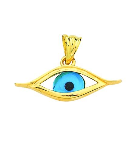 Beelo Gold 14K Altın Nazar Göz Kolye Ucu