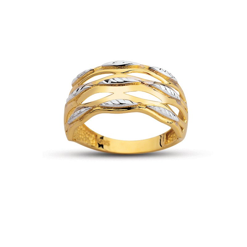 Beelo Gold 14K Altın Tasarım Yüzük BGAZ477