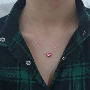 Beelo Silver 925K Gümüş Kalp Kolye