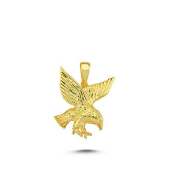 Beelo Gold 14K Altın Kartal Özel Tasarım Kolye Ucu