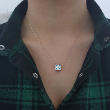 Beelo Silver 925K Gümüş Sanş  Kolye