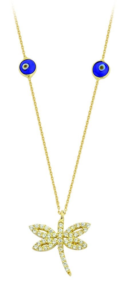 Beelo Gold  14K Altın Nazar Yusufcuk Kolye