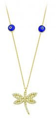 Beelo Gold  14K Altın Nazar Yusufcuk Kolye