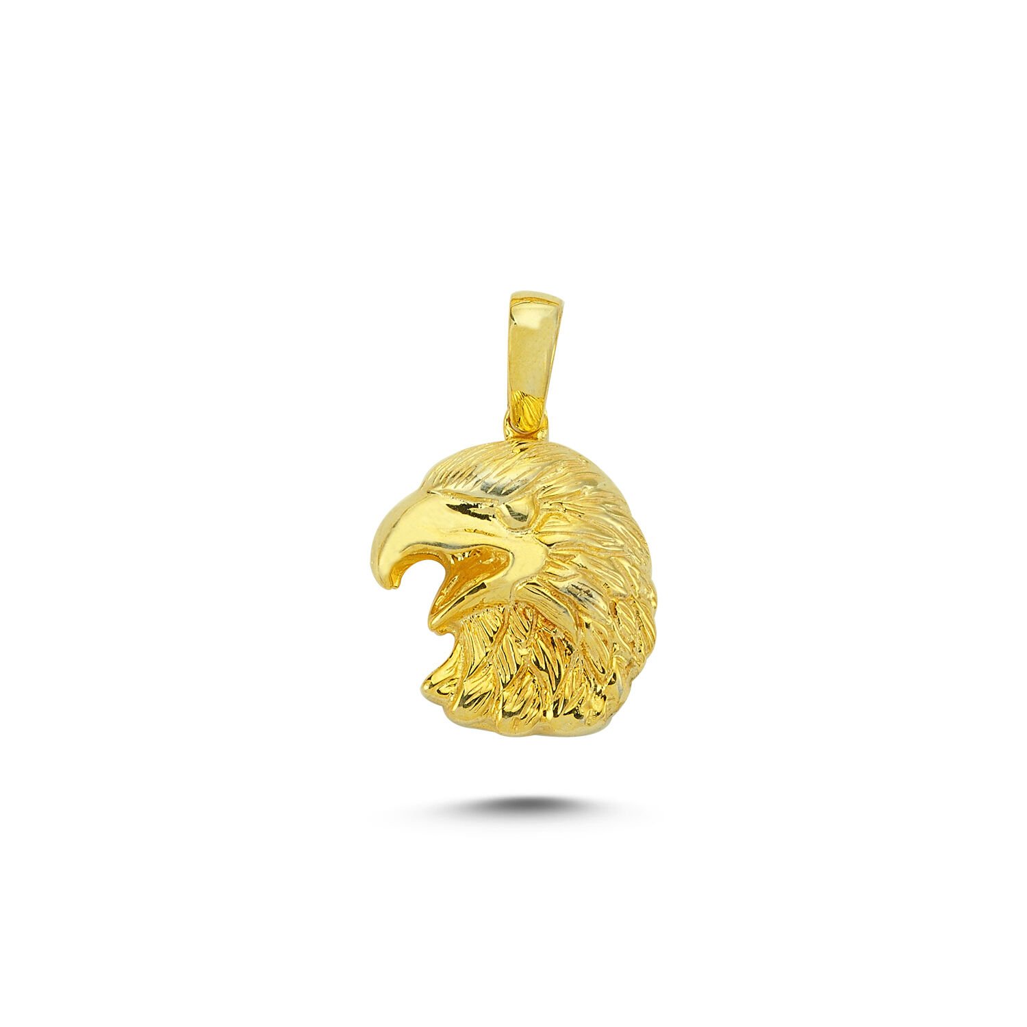 Beelo Gold 14K Altın Kartal Başı Kolye Ucu