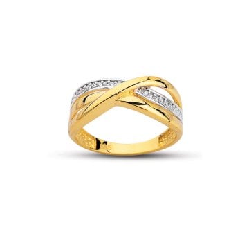 Beelo Gold 14K Altın Tasarım Yüzük BGAZ495