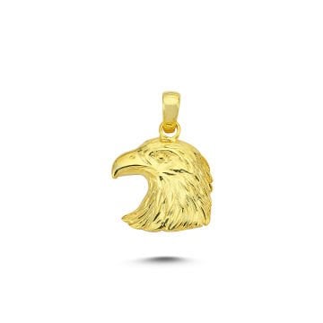Beelo Gold 14K Altın Kartal Başı Kolye Ucu