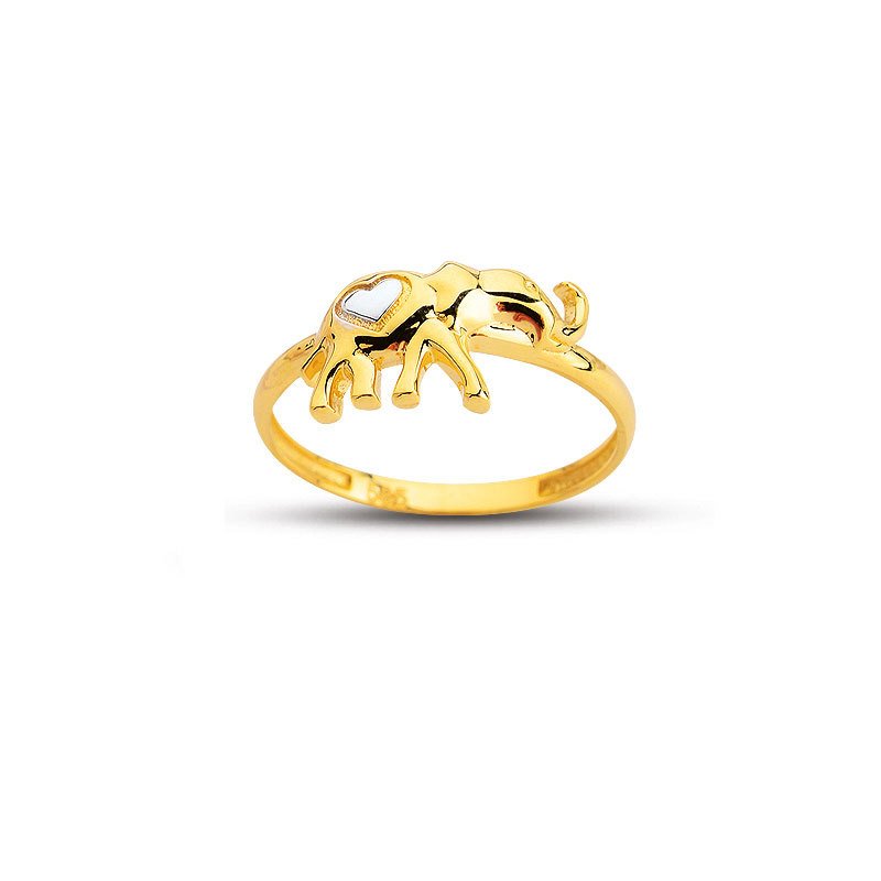 Beelo Gold 14K Altın Fil Yüzük BGAZ509