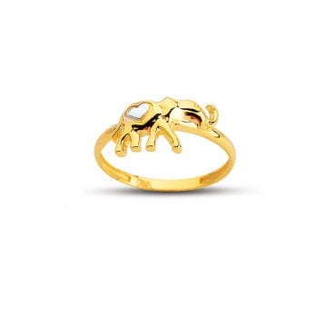 Beelo Gold 14K Altın Fil Yüzük BGAZ509