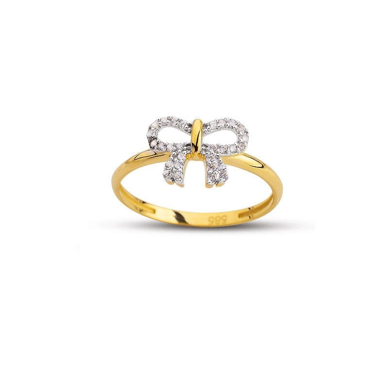 Beelo Gold 14K Altın Papyon Yüzük BGAZ510