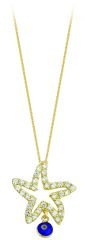 Beelo Gold  14K Altın Nazar Yıldız Kolye