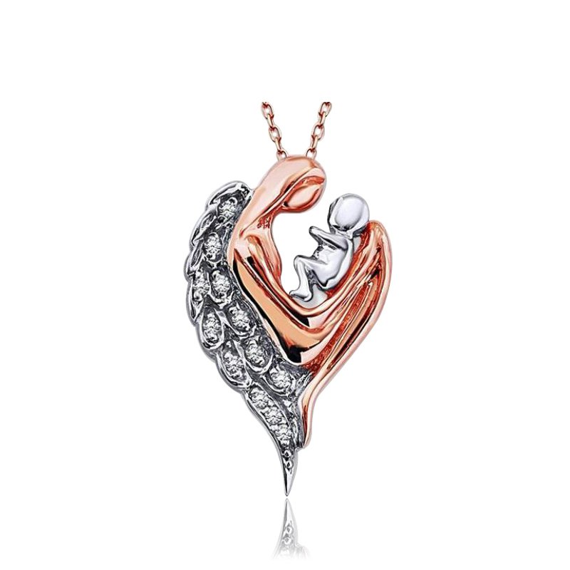 Beelo Silver 925K Gümüş Melek Anne Bebek Kolye