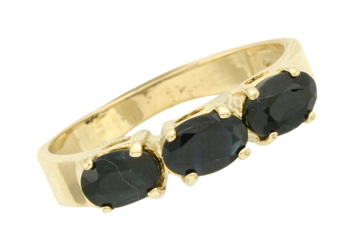 Beelo Gold 14K Altın Renkli Taşlı Yüzük