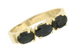 Beelo Gold 14K Altın Renkli Taşlı Yüzük