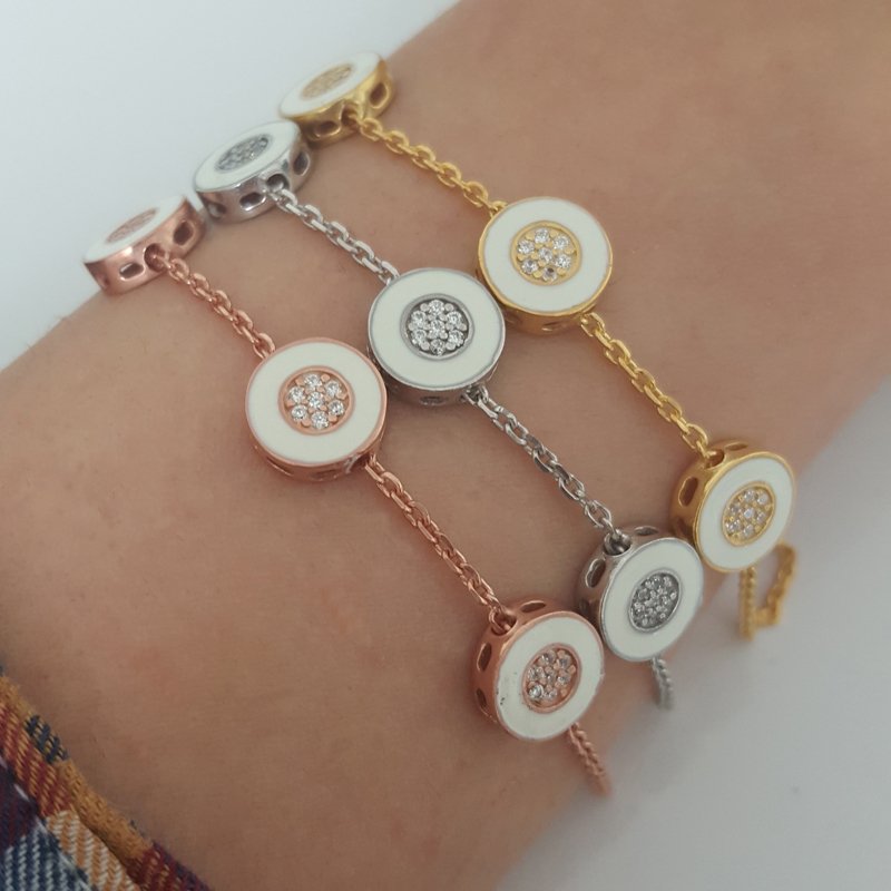 Beelo Silver 925K Gümüş Tasarım Bileklik