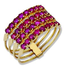 Beelo Gold 14K Altın Renkli Taşlı Yüzük