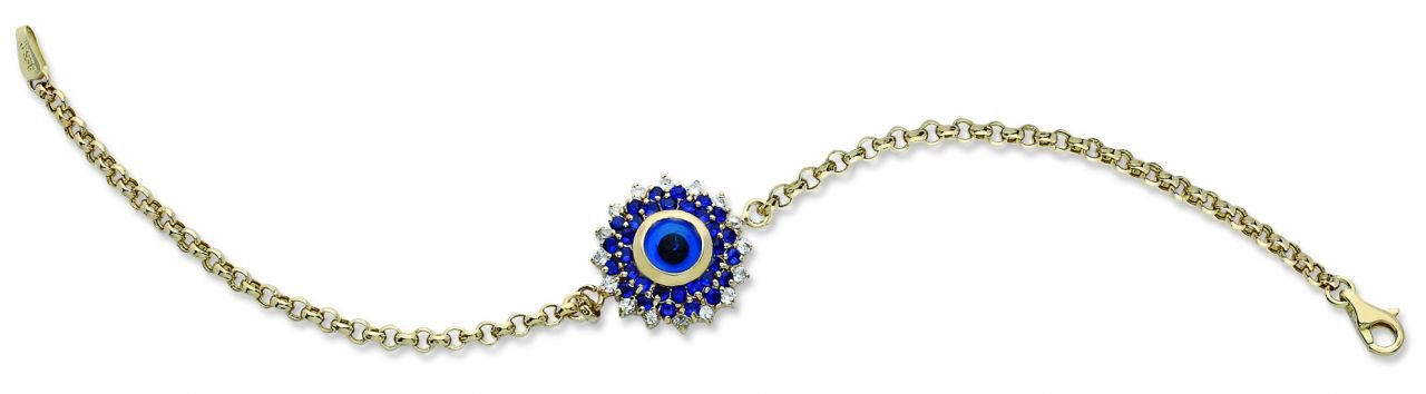 Beelo Gold 14K Altın  Nazar Bileklik