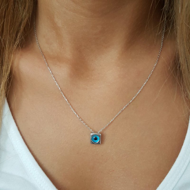 Beelo Silver 925K Gümüş Nazar Kolye