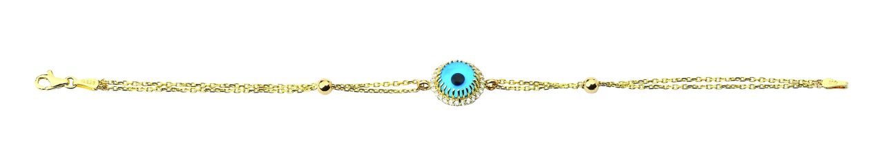 Beelo Gold 14K Altın  Nazar Bileklik