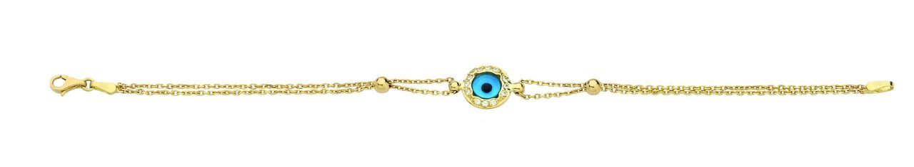 Beelo Gold 14K Altın  Nazar Bileklik