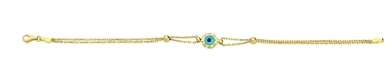 Beelo Gold 14K Altın  Nazar Bileklik