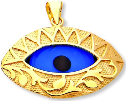 Beelo Gold 14K Altın Nazar Göz Kolye Ucu