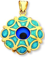 Beelo Gold 14K Altın Nazar Kolye Ucu