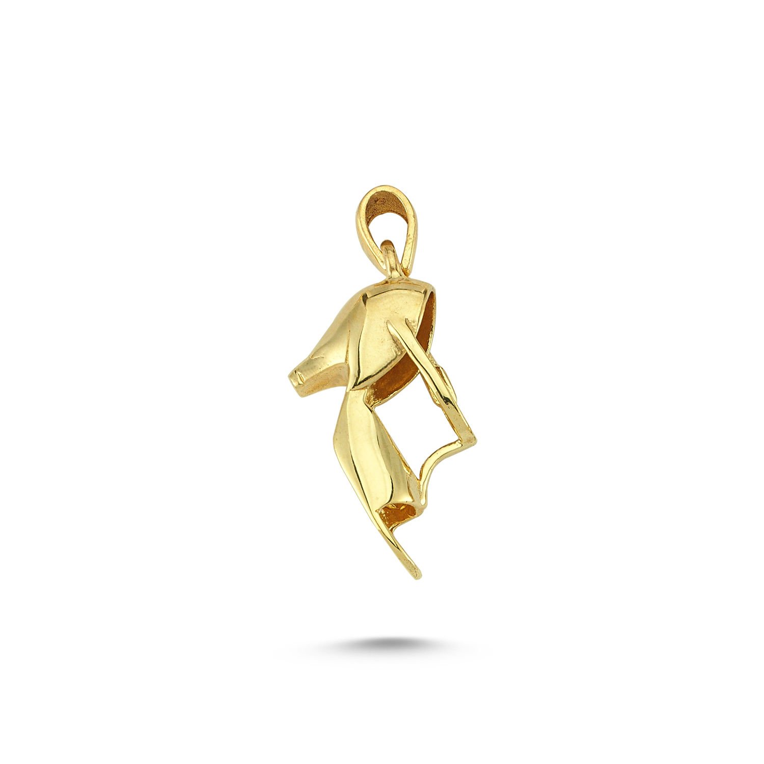 Beelo Gold 14K Altın Ayakkabı Kolye Ucu