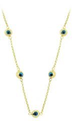 Beelo Gold 14K Altın Nazar Gerdanlık BGGG002