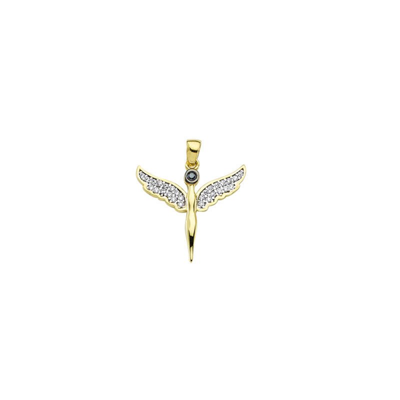 Beelo Gold 14K Altın Peri Melek Kolye Ucu